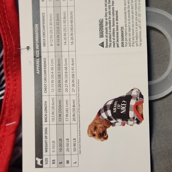 Nwt Pet pajamas sz. Small - Picture 3 of 4